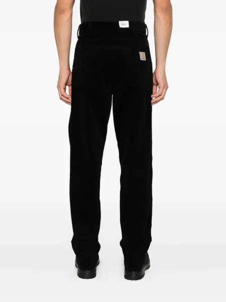 Παντελόνι Carhartt Wip κοτλέ μαύρο