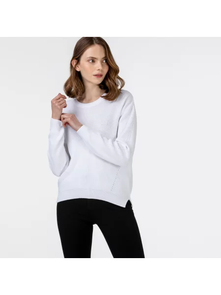 Свитер Lacoste белый
