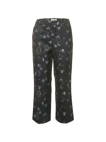 Pantaloni Zadig&voltaire din jacard albastru