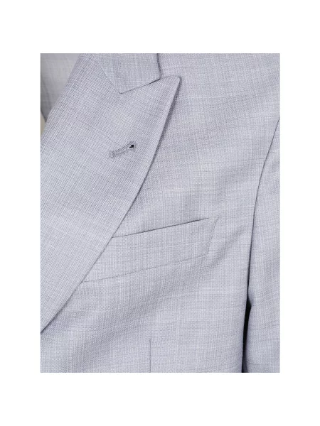 Garnitur Emporio Armani wełniany niebieski