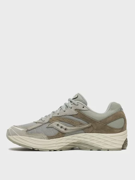 Замшевые кроссовки Saucony серые