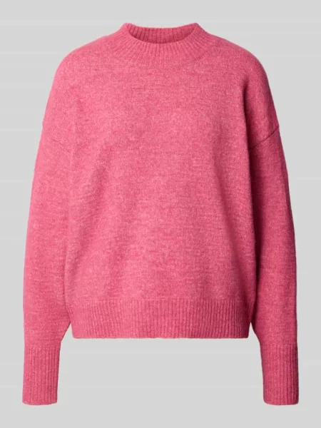 Sweter z dzianiny o kroju relaxed fit z dodatkiem wełny model Sage' Ichi