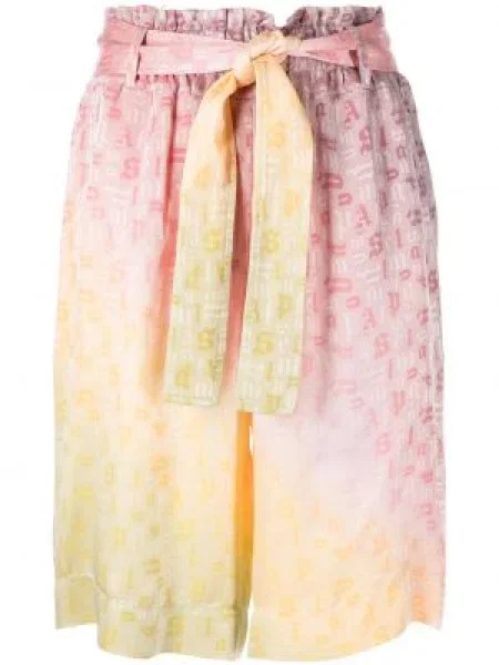 Szorty Palm Angels z nadrukiem różowe