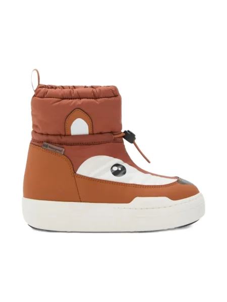 Botki dziecięce Moon Boot brązowe