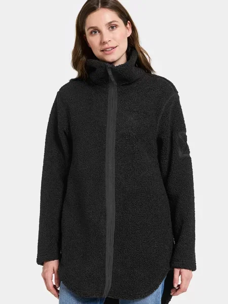 Didriksons bluza polarowa UMI gładka czarny