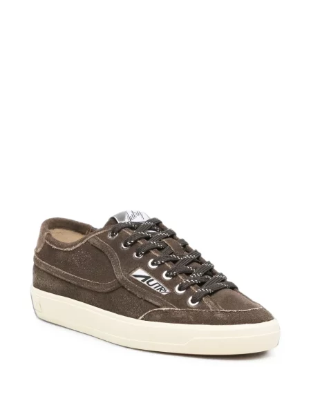 Sneakerși Autry din piele de căprioară maro