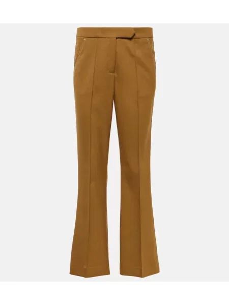 Pantaloni Dorothee Schumacher cu talie înaltă verde