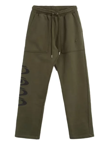 Pantaloni Jordan din fleece verde