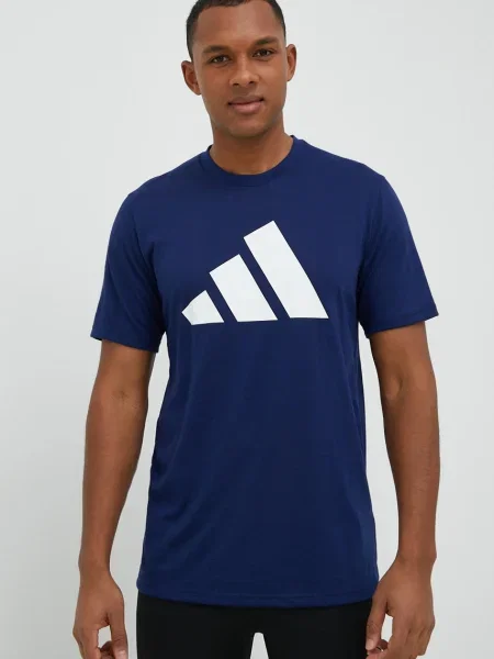 Tricou Adidas Performance albastru