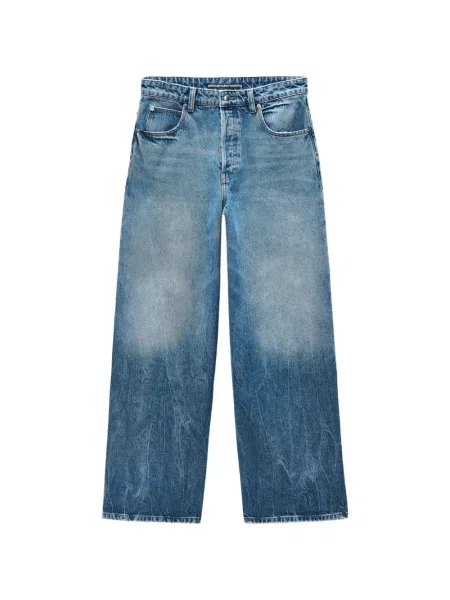 Blugi cu picior larg Alexander Wang albastru