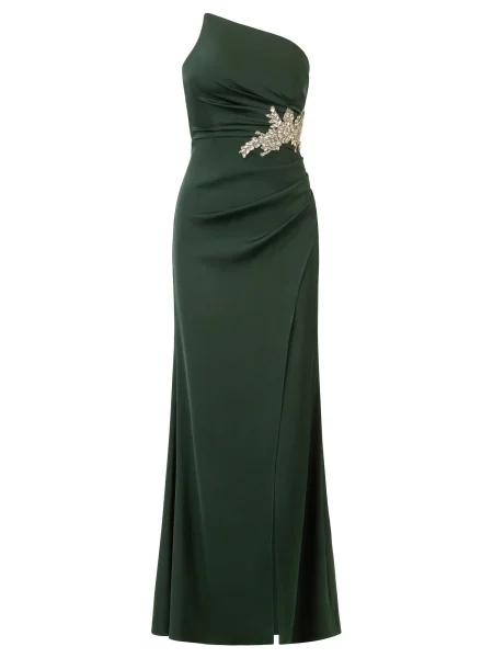 Kraimod Večernja haljina tamno / prozirna zelena