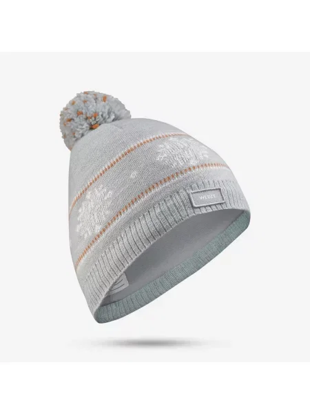 Czapka narciarska dla dzieci Wedze Jacquard biała