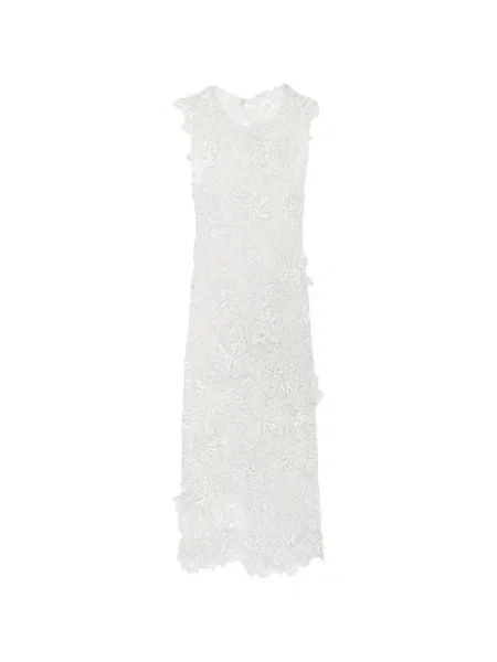 Rochie midi Simkhai cu model floral din dantelă alb