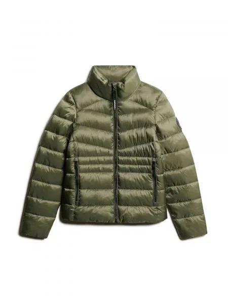 Superdry Átmeneti dzseki Fuji olíva / narancs fekete