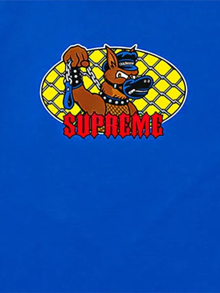 Tricou Supreme cu imagine albastru
