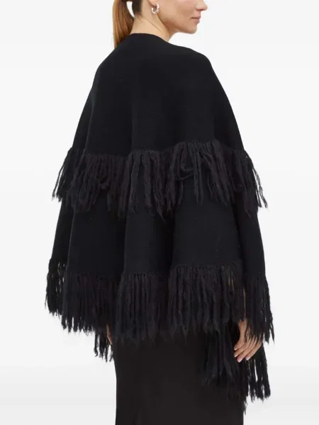 Bunda By Malene Birger s třásněmi černá