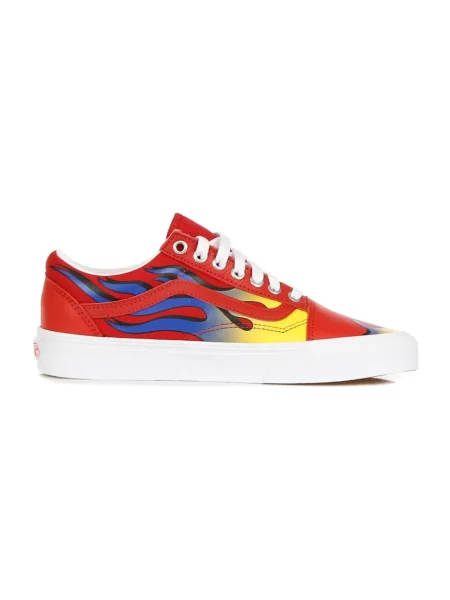 Sneakersy Vans Old Skool z nadrukiem niebieskie