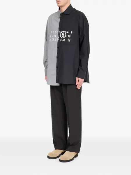 Cămașă Mm6 Maison Margiela cu imagine negru