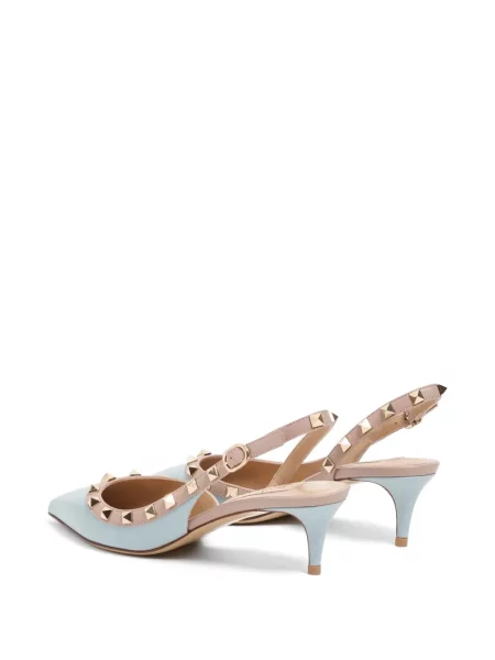 Pantofi cu toc Valentino Garavani slingback albastru