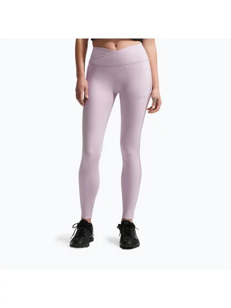 Legginsy Nike One High-Waisted Seamless platinum violet różowe