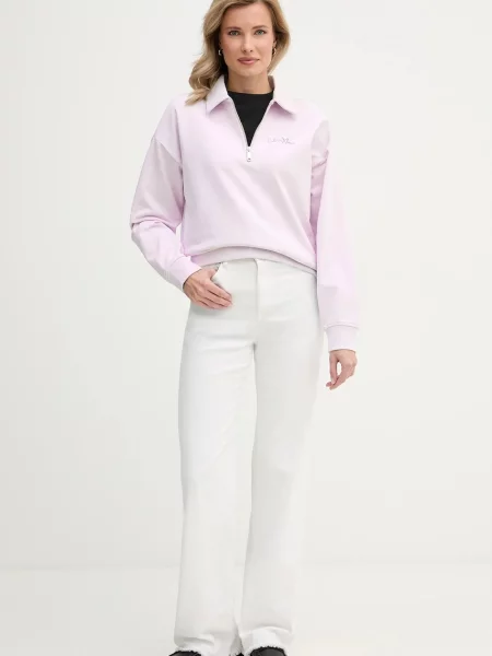 Calvin Klein Jeans bluza fioletowa