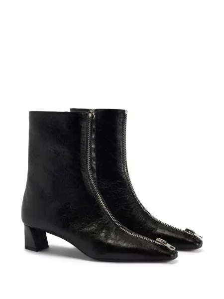 Кожени боти до глезена Giuseppe Zanotti черно