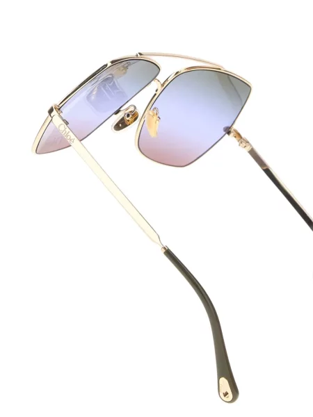 Ochelari de soare Chloé cu imprimeu geometric