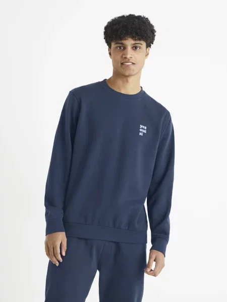 Едноцветен суитчър Celio синьо