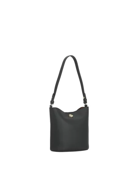 Coccinelle Torebki Kobieta ONE SIZE Skóra Nikla Bucket Bag czarny