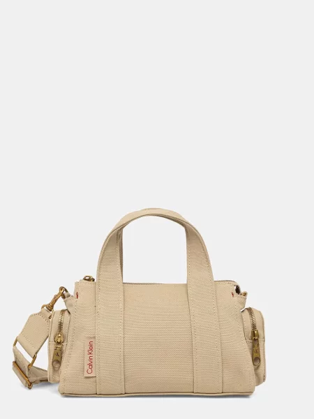 Calvin Klein crossbody kabelka béžová
