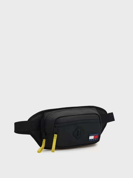 Поясна сумка Tommy Jeans чорна