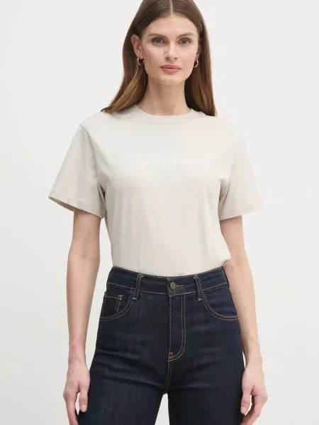 Calvin Klein tričko béžové