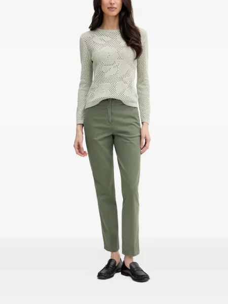 Pulover Benetton cu model floral verde