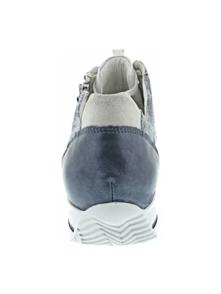 Sneakersy Waldläufer skórzane niebieskie