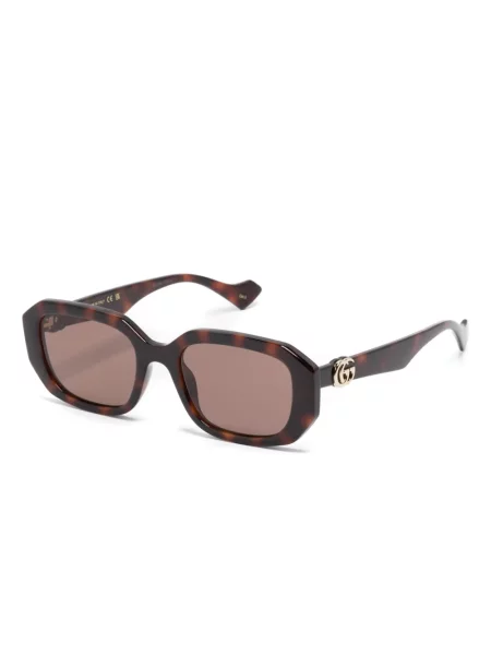 Sluneční brýle Gucci Eyewear hnědé