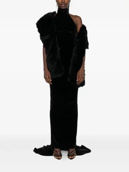 Rochie Vestiaire D'un Oiseau Libre de catifea negru