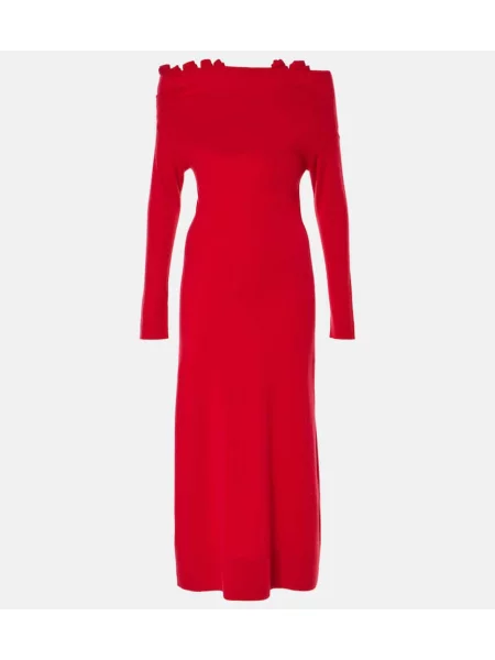 Obleka Altuzarra iz kašmirja rdeča