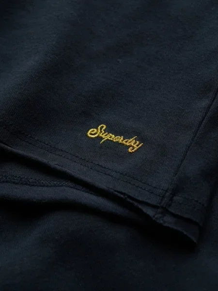 Superdry & Co Tričko Bardot námornícka / zlatá žltá modrá