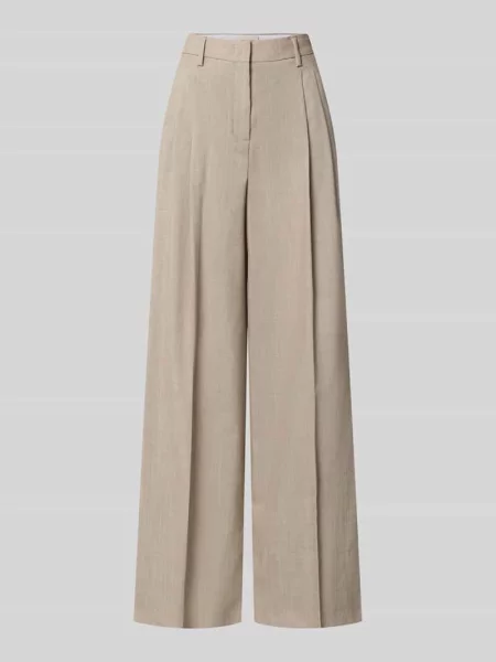 Spodnie o kroju regular fit o szerokości z czystej żywej wełny model OVVIO' Weekend Max Mara