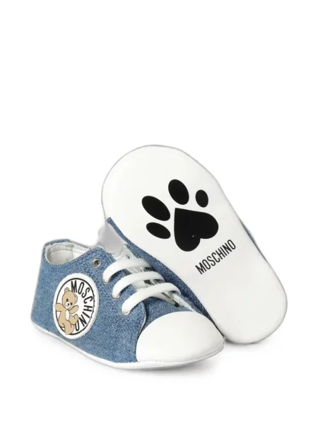 Sneakersy dziecięce Moschino niebieskie