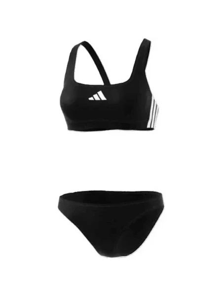 Pruhované bikiny Adidas zelená