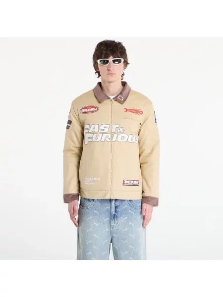 Bunda Puma x Fast & Furious Jacket Cashew Brown XS hnědá