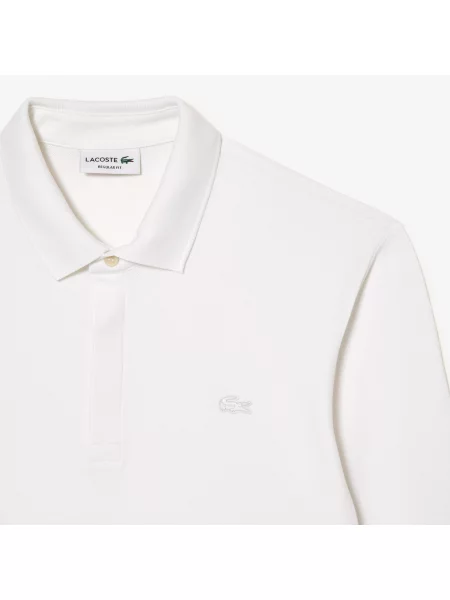 Поло Lacoste белое