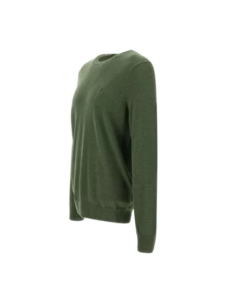 Lniany sweter Polo Ralph Lauren zielony