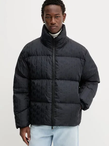 Пухено яке MSGM зимен модел черно