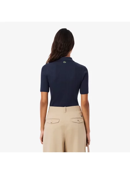 Поло Lacoste синее