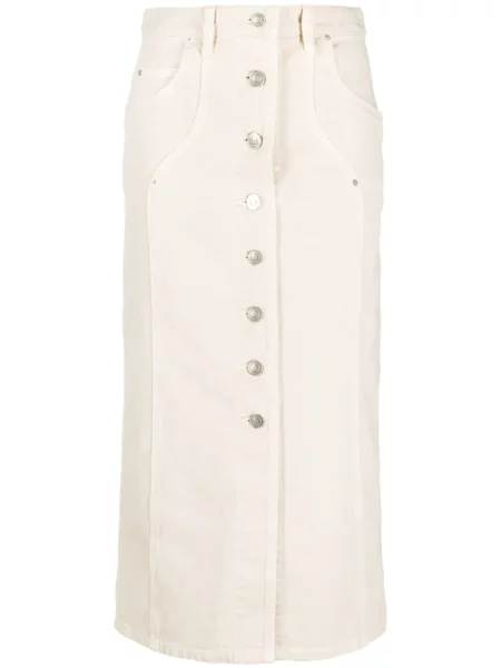 Spódnica jeansowa Marant do kolan