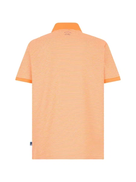 Scurt tricou polo Paul & Shark portocaliu