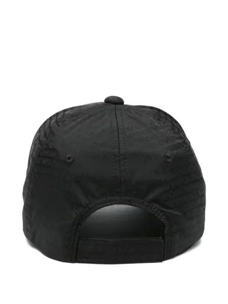 Baseball sapka Emporio Armani autogrammal fekete