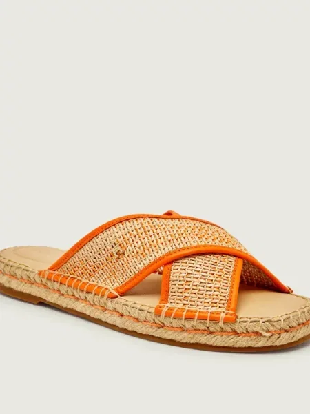 Espadrilles Tommy Hilfiger Monogram Espadrille Narancssárga bézs